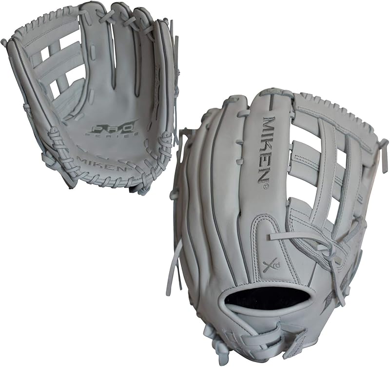 Miken Slowpitch Softball Glove White